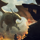 Illustration for article titled This Game Art Wages Total War On Robots, Dragons and Fast Cars
